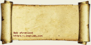 Anđelka Jaćimović vizit kartica